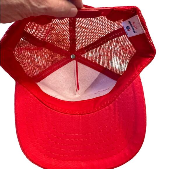 Conoco Red Snap Back Truckers Hat NWOT - Picture 3 of 4